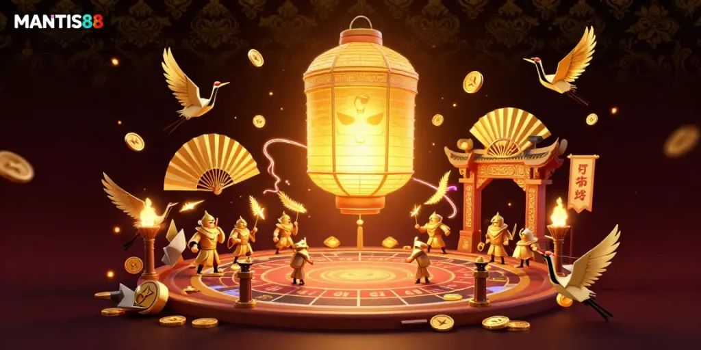 Play thrilling casino games with MANTIS88, featuring dynamic characters and enriching symbols.