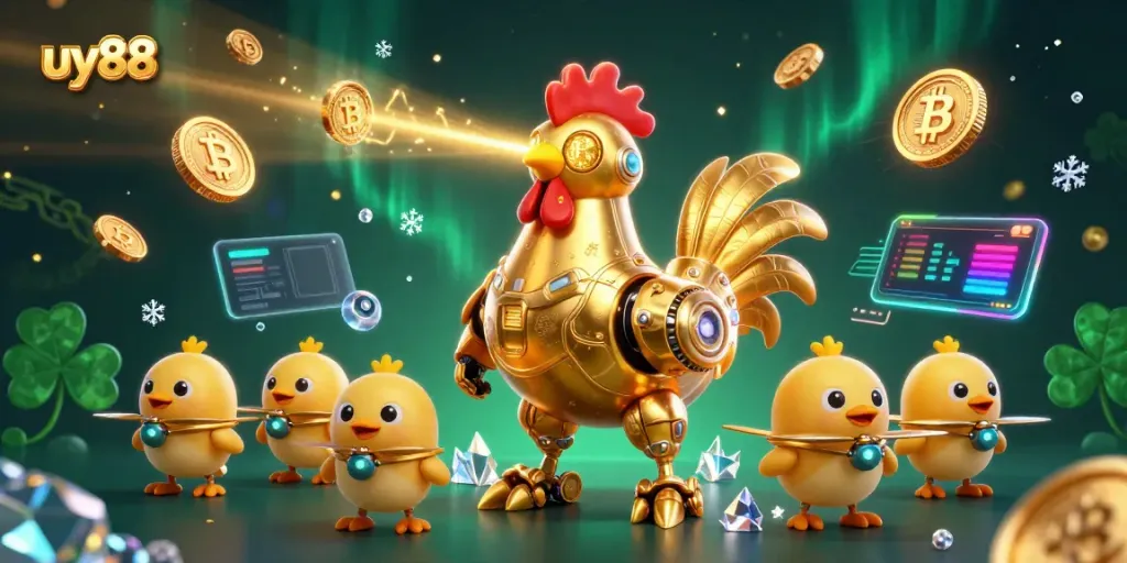 Experience the vibrant excitement of uy88 casino gaming with dynamic 3D gambling elements.