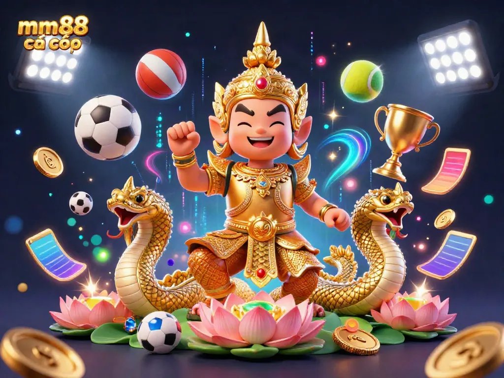 Experience the thrill of mm88 cá cược with vibrant characters and dynamic sports action.