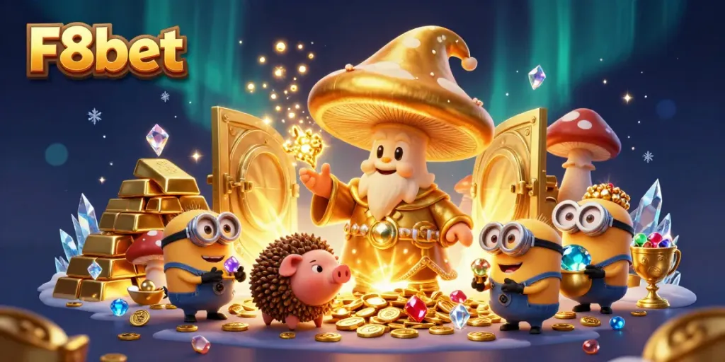 Join the magical adventures at F8bet with wizards and treasure in a casino-like fantasy.
