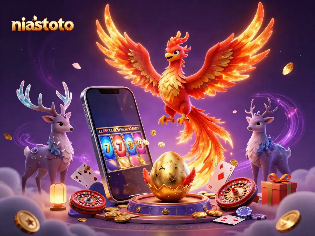 Experience niastoto’s thrilling slots with vibrant phoenix imagery and dynamic game elements.