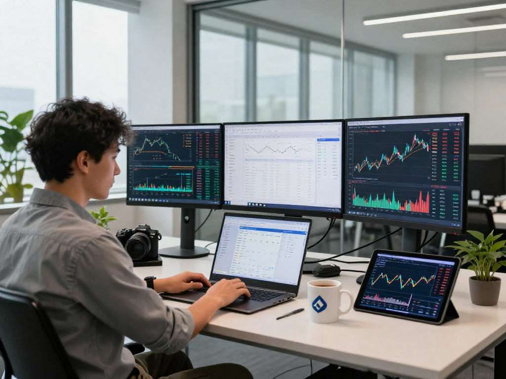 Developer accessing HK stock historical Kline API data in a modern financial tech workspace.