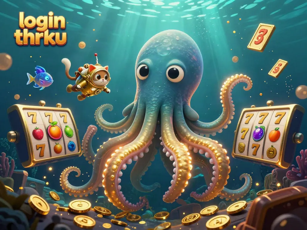 Join the fun and login thrku to explore an underwater treasure of slots with kraken and diving cat!