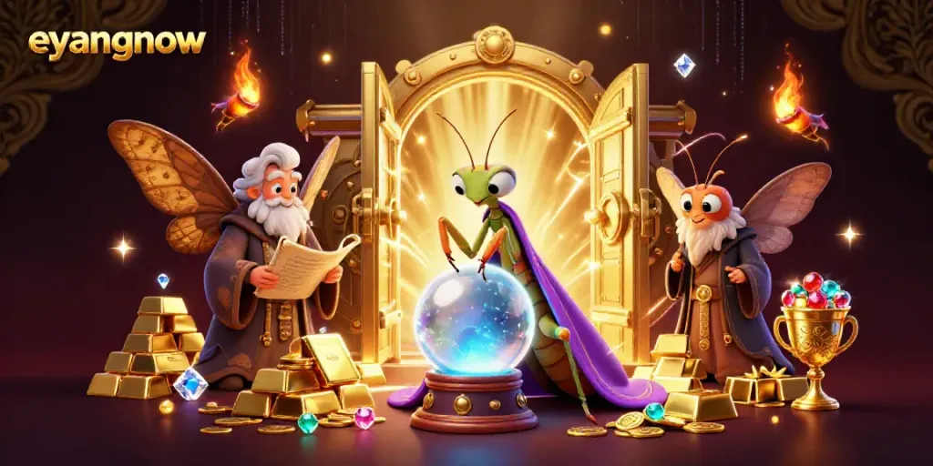 Eyangnow offers exciting lottery gaming updates with vibrant visuals and engaging characters.
