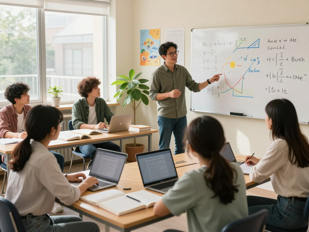 Best tutors engaging students in a vibrant classroom setting, encouraging collaboration and learning.