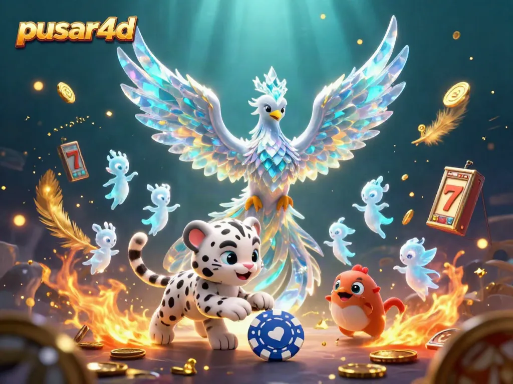 Experience the excitement of pusar4d's slots with dynamic characters and vivid visuals.
