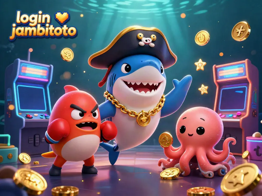 Experience exciting gameplay and rewards with login jambitoto in this vibrant casino-themed illustration.