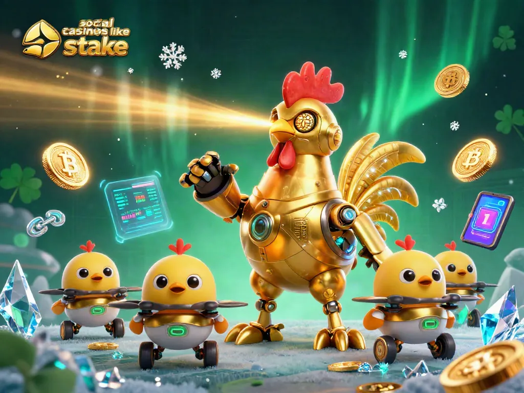 Experience the thrill of social casinos like stake with vibrant 3D characters and dynamic gaming elements.