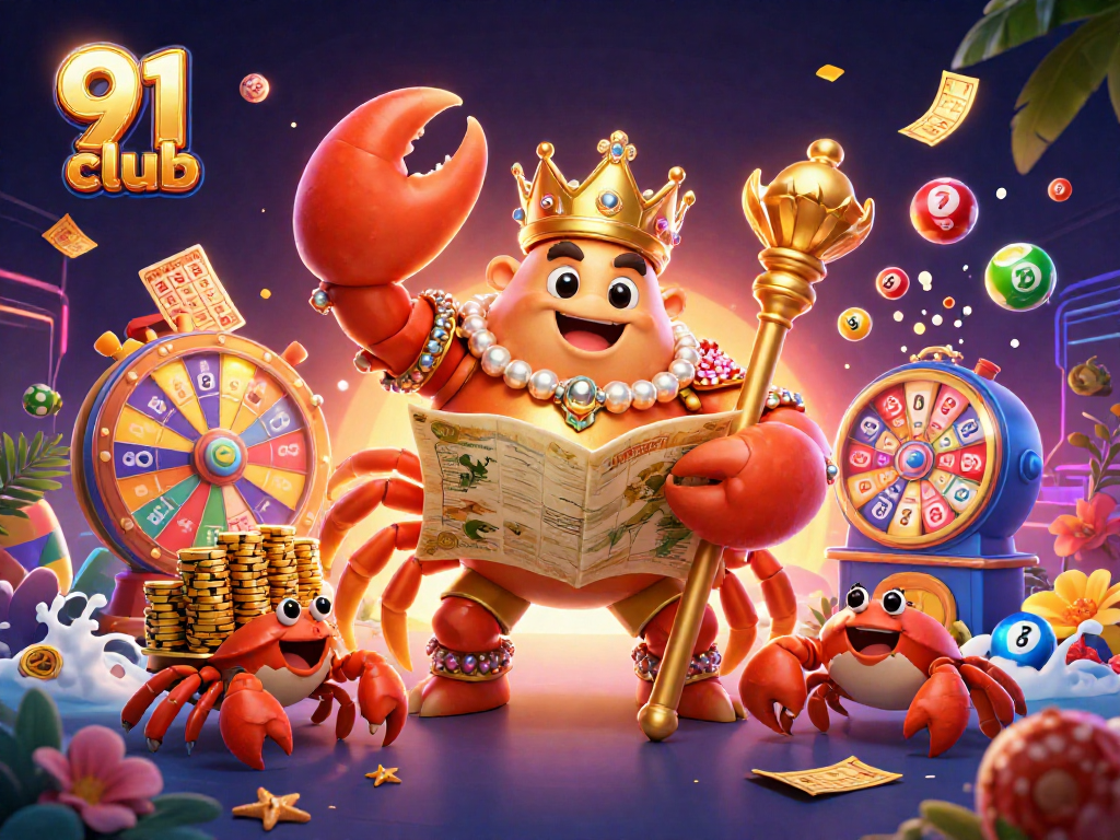 Join thrilling gaming adventures at 91 club with vibrant lottery balls and casino excitement!