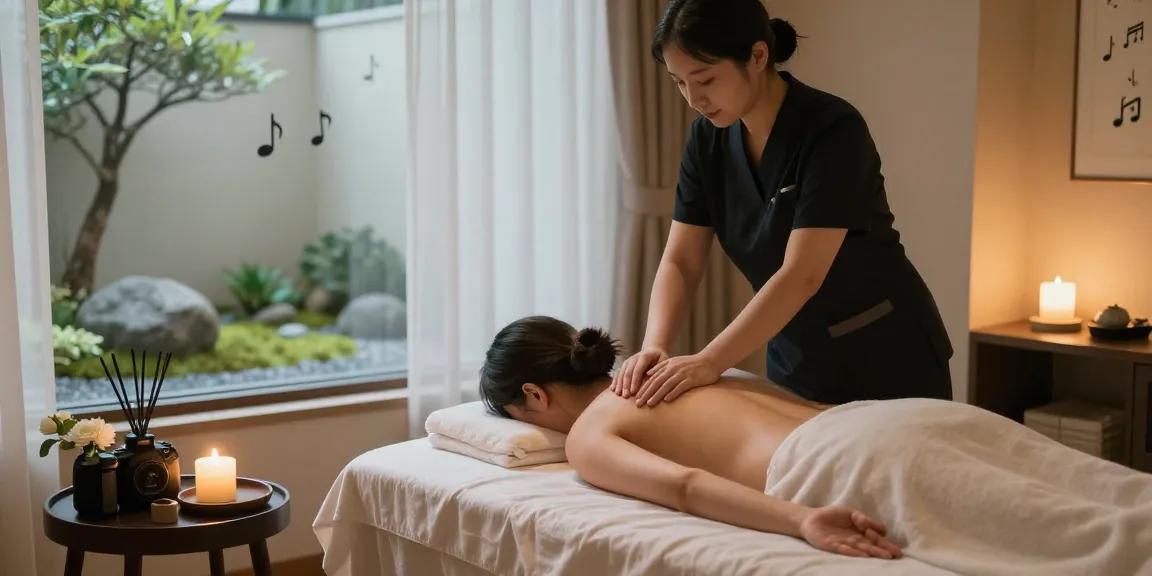 Experience a rejuvenating 남양주출장마사지 in a serene spa atmosphere with calming elements and professional care.